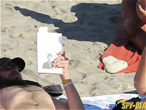 spycam Beach unexperienced naked milfs pussy And caboose Close Up