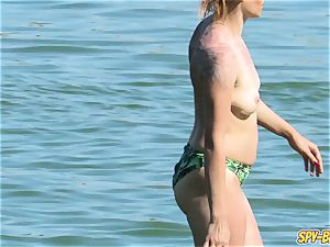 enormous bosoms inexperienced Beach milfs - spycam Beach video